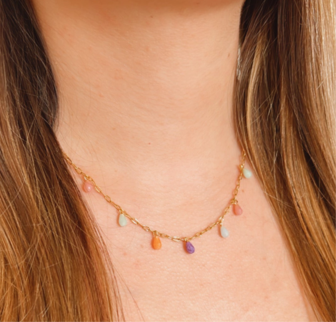Water Drop Hypoallergenic Necklace (2 Colors)
