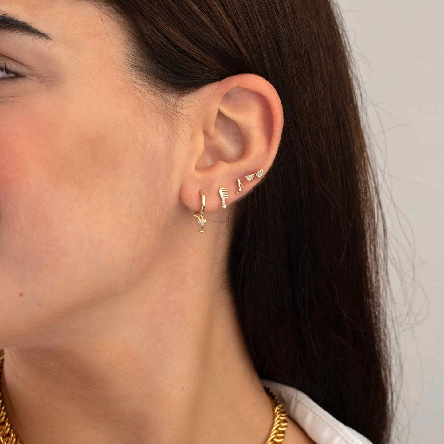 Sunglass Earrings (Silver and Gold)