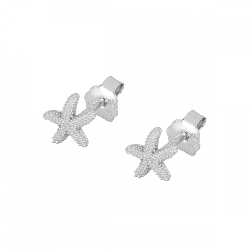 Starfish Earrings (Silver and Gold)