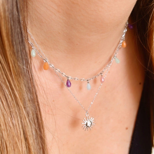 Water Drop Hypoallergenic Necklace (2 Colors)