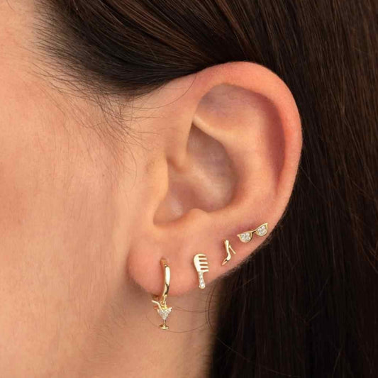 Sunglass Earrings (Silver and Gold)