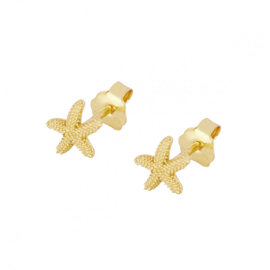 Starfish Earrings (Silver and Gold)