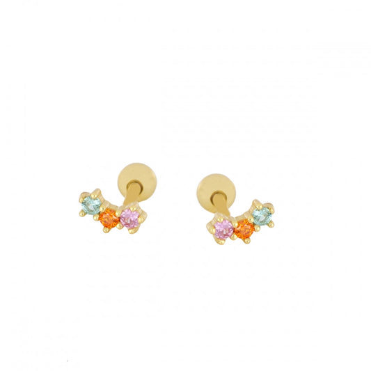 Star Piercing (Silver and Gold)