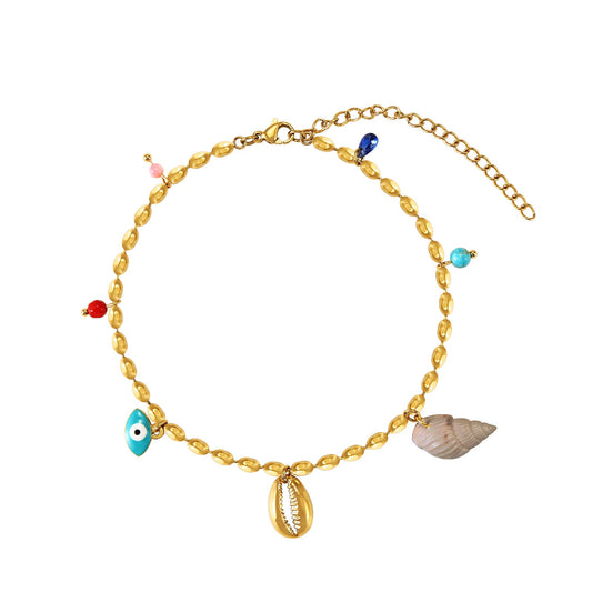 Waterproof anklet for glasses