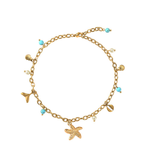 Starfish Waterproof Anklet